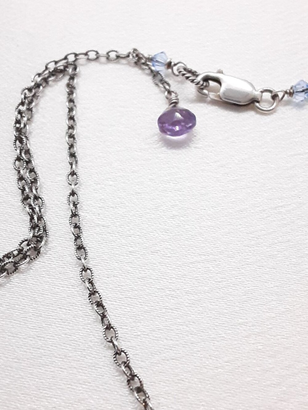 Western Dance Night. NEW amethyst pearl and turquoise necklace - Picture 4 of 8